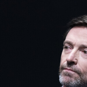 Hugh Jackman lors de la Conférence de presse "Objectif global en direct: le rêve possible", dans la salle de spectacle St. Ann's Warehouse à New York, le 26 septembre 2019.