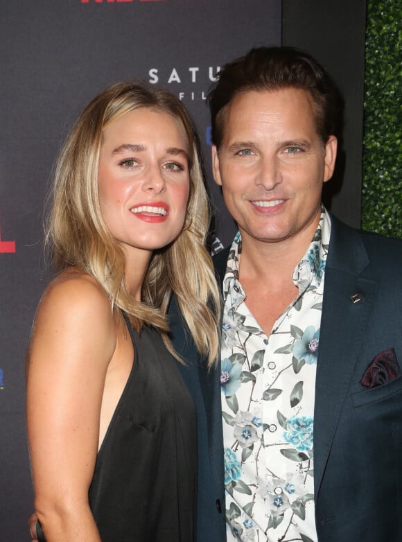 Peter Facinelli et sa compagne Lily Anne Harrison - Première du film "Running with the devil" au Writers Guild Theater à Beverly Hills. le 16 septembre 2019.