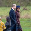 Kate Middleton et le prince William - Service religieux de l'église Sainte-Marie-Madeleine à Sandringham, Norfolk, Royaume Uni, le 5 janvier 2020.
