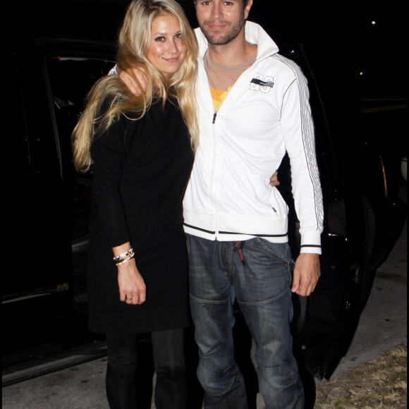 Anna Kournikova et Enrique Iglesias à Miami en 2009.