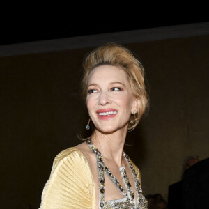 Cate Blanchett assiste à la 77ème cérémonie annuelle des Golden Globe Awards au Beverly Hilton Hotel à Los Angeles, le 5 janvier 2020.