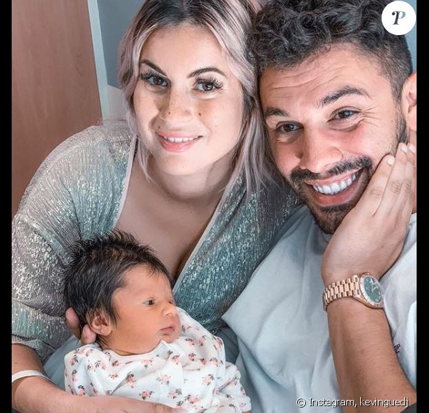Carla Moreau et Kevin Guedj des "Marseillais" avec leur fille Ruby, Instagram, photo du 16 octobre 2019