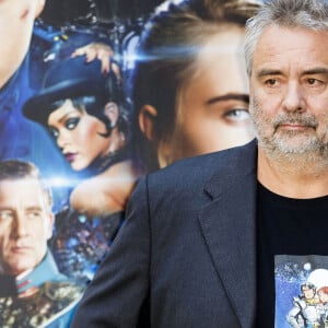 Luc Besson sur le photocall de son film "Valérian et la Cité des mille planètes" à Rome en Italie le 13 septembre 2017.