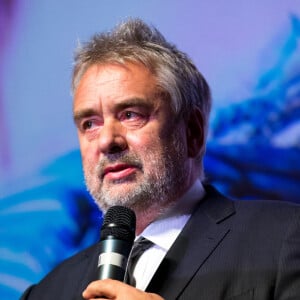 Luc Besson lors de la première de "Valerian et la Cité des Mille Planètes" à Moscou, le 27 juillet 2017.