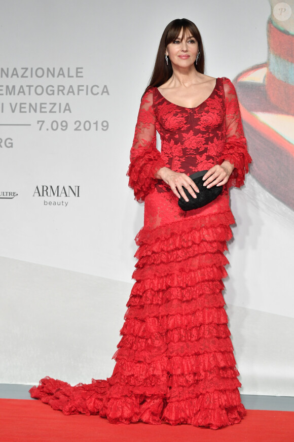 Monica Bellucci à la projection du film "Irreversible Inversion Integrale" lors du 76ème Festival du Film de Venise, la Mostra à Venise en Italie le 31 Août 2019.