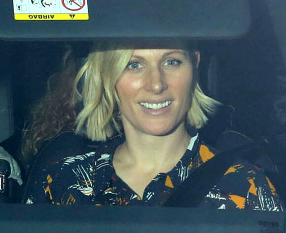 Zara Tindall (Phillips) - Les membres de la famille royale à la sortie du déjeuner de Noël au palais de Buckingham à Londres le 18 décembre 2019. 18/12/2019 - Londres