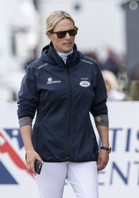 Zara Tindall - Zara Tindall participe à la compétition hippique "Whatley Manor Horse Trials" à Gatcombe Park, sous le regard de sa famille, le 15 septembre 2019.