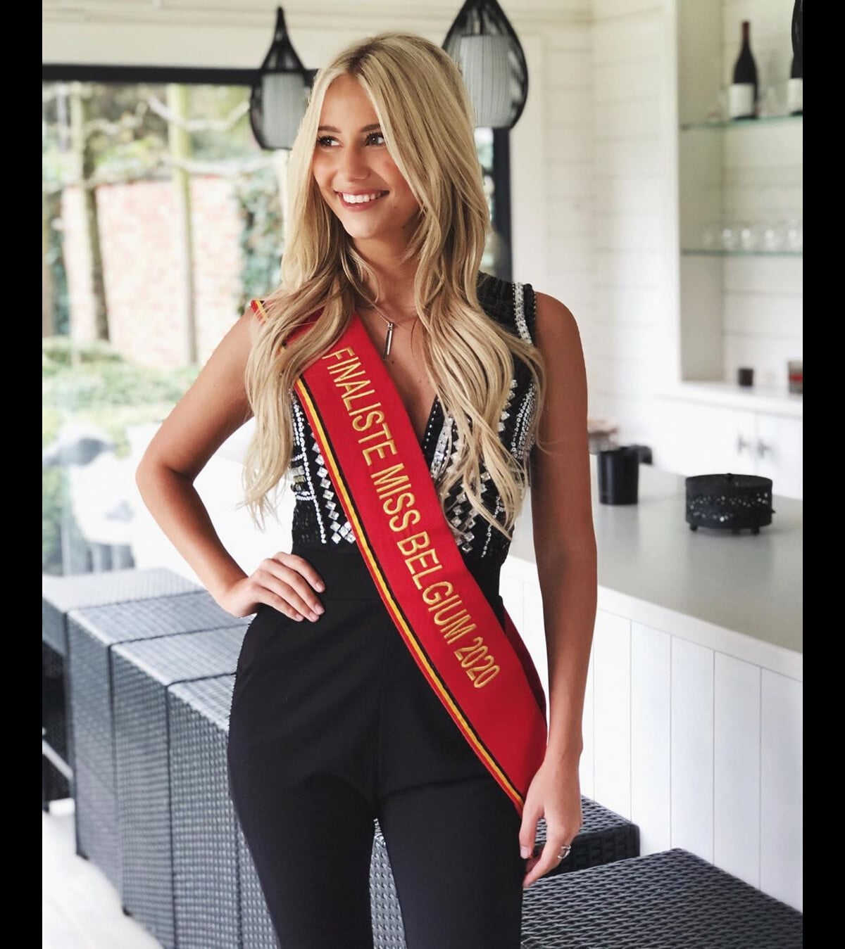 Photo Celine Van Ouytsel, élue Miss Belgique 2020, sur Instagram