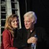 Exclusif - Guy Bedos et sa fille Victoria - La Belgique rend hommage à Guy Bedos, au théâtre 140, là où il a débuté sa carrière d'artiste. Une soirée était organisée dans le cadre du Brussels Film Festival en présence d'amis et d'artistes - Bruxelles le 18 juin 2016