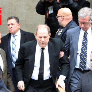 L'ancien producteur Harvey Weinstein à la sortie du tribunal - Le procès pour viols et agressions sexuelles d'H.Weinstein s'est ouvert à New York City, New York, Etats-Unis, le 6 janvier 2020.