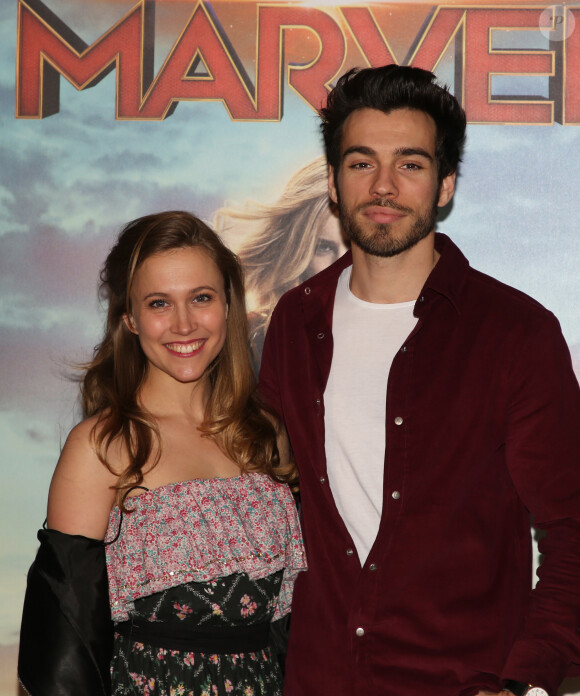 Alexis Loizon and Alyzée Lalande - Avant-première du film "Captain Marvel" au Grand Rex à Paris le 5 mars 2019. © Denis Guignebourg/Bestimage
