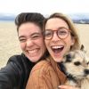 Molly Bernard avec sa compagne Hannah. Photo publiée sur Instagram, le 23 décembre 2019.