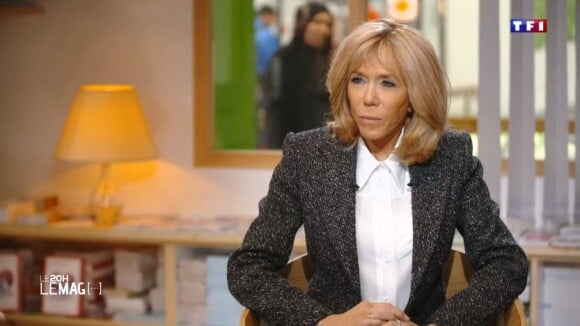 Interview exclusive de Brigitte Macron par Gilles Bouleau réalisée le 15 janvier 2020 à l'hôpital Robert-Debré, à Paris, et diffusée sur TF1 le jeudi 16 janvier 2020.