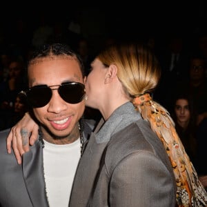 Tyga, Cara Delevingne - Front row du défilé de mode Homme automne-hiver 2020/2021 " Dior Homme " lors de la fashion week à Paris. Le 17 janvier 2020 © Veeren - Christophe Clovis / Bestimage