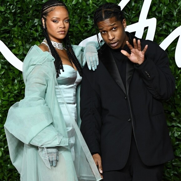 Rihanna, ASAP Rocky - Les célébrités assistent à la cérémonie "Fashion Awards" à Londres, le 2 décembre 2019.