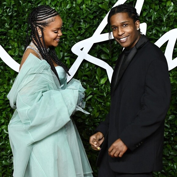 Rihanna, ASAP Rocky - Les célébrités assistent à la cérémonie "Fashion Awards" à Londres, le 2 décembre 2019.