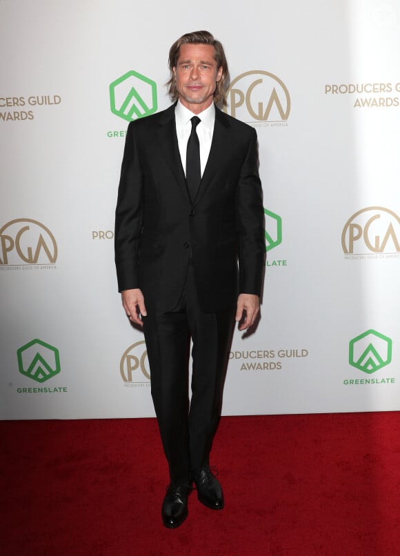 Brad Pitt - Photocall de la 31ème édition des "Producers Guild Awards (PGA)" à Los Angeles le 18 janvier 2020.