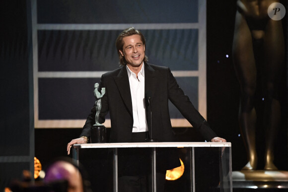 Brad Pitt lors de la cérémonie des SAG Awards à Los Angeles le 19 janvier 2020