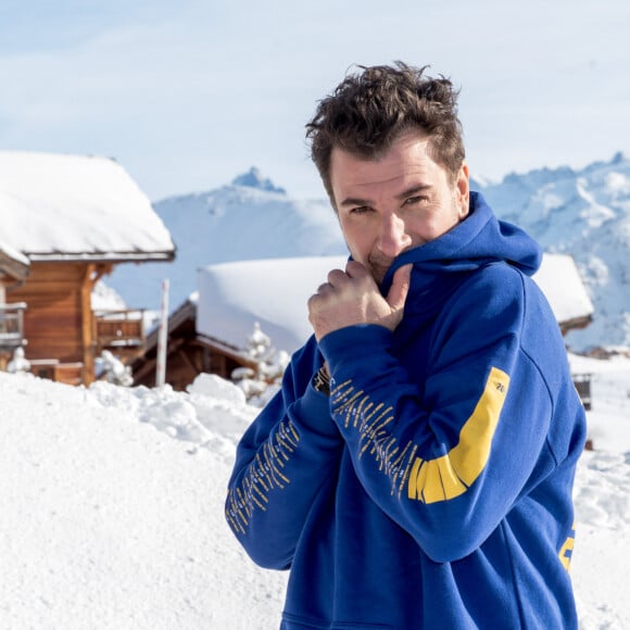 Michaël Youn au photocall du film "Lucky" lors du 23ème festival international du film de comédie de l'Alpe d'Huez, le 18 janvier 2020. © Cyril Moreau/Bestimage