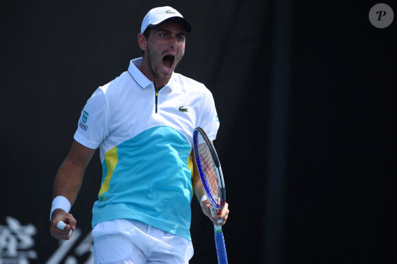 Elliot Benchetrit se qualifie pour l'Open d'Australie à Melbourne le 18 janvier 2020. Photo de Corinne Dubreuil/ABACAPRESS.COM