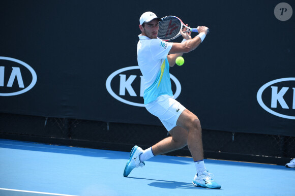 Elliot Benchetrit se qualifie pour l'Open d'Australie à Melbourne le 18 janvier 2020. Photo de Corinne Dubreuil/ABACAPRESS.COM