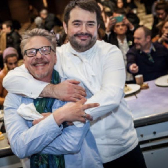 Jean-François Piège et Nicolas Demorand, photo Instagram du 21 janvier 2020