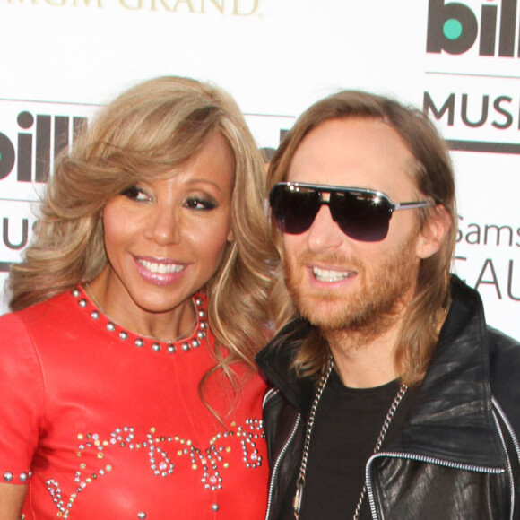 David Guetta, Cathy Guetta - People a la soiree "2013 Billboard Music Awards" au "MGM Grand Garden Arena" a Las Vegas, le 19 mai 2013.