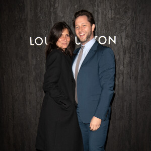 Emmanuelle Alt et Derek Blasberg assistent au dîner de présentation du diamant "Sewelô" par Louis Vuitton. Paris, le 21 janvier 2020.