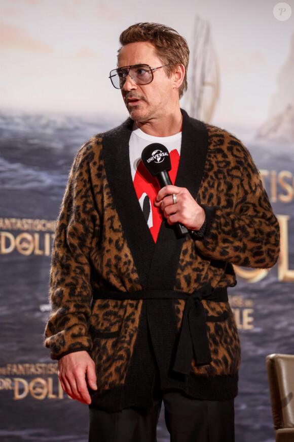 Robert Downey Jr. - Photocall et conférence de presse du film "Le Voyage du Dr Dolittle" au Waldorf Astoria Hotel à Berlin. Le 20 janvier 2020.
