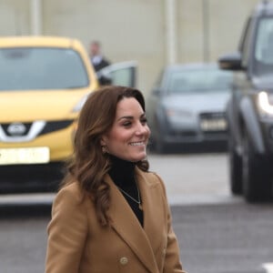 Kate Middleton, duchesse de Cambridge, visite la prison pour femmes HM Send à Woking le 22 janvier 2020.