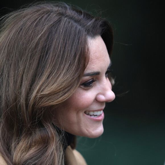 Kate Middleton, duchesse de Cambridge, visite la prison pour femmes HM Send à Woking le 22 janvier 2020.