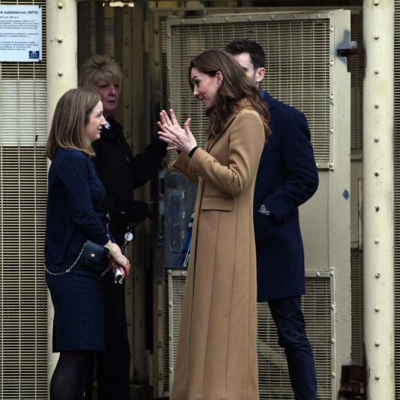 Kate Middleton, duchesse de Cambridge, visite la prison pour femmes HM Send à Woking le 22 janvier 2020.