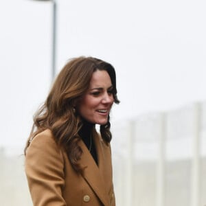 Kate Middleton, duchesse de Cambridge, visite la prison pour femmes HM Send à Woking le 22 janvier 2020.