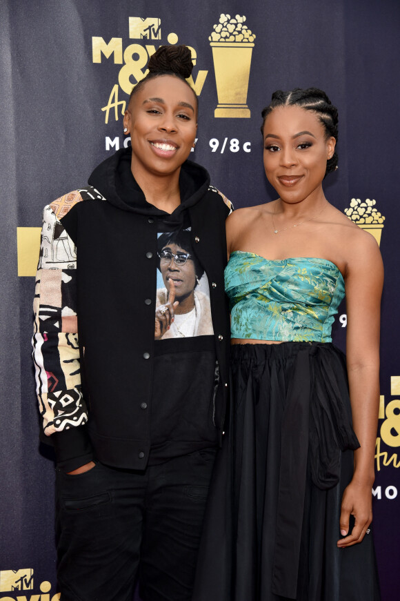 Lena Waithe et Alana Mayo aux MTV Movies et TV Awards, à Santa Monica (Californie), le 16 juin 2018. 