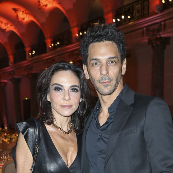 Tomer Sisley et sa femme Sandra lors de la soirée de gala de la 18ème édition du "Dîner de la mode du Sidaction" au Pavillon Cambon Capucines - Potel et Chabot à Paris, France, le 23 janvier 2020. © Olivier Borde/Bestimage