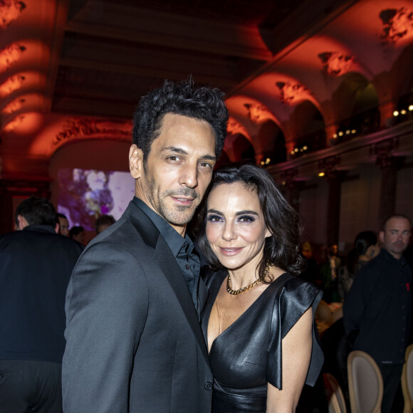 Tomer Sisley et sa femme Sandra lors de la soirée de gala de la 18ème édition du "Dîner de la mode du Sidaction" au Pavillon Cambon Capucines - Potel et Chabot à Paris, France, le 23 janvier 2020. © Olivier Borde/Bestimage