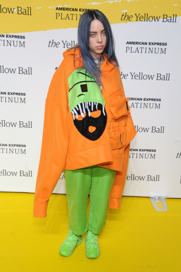 Billie Eilish au photocall de la soirée "The Yellow Ball" organisée par American Express Platinum et Pharrell Williams au Brooklyn Museum à New York, le 10 septembre 2018.