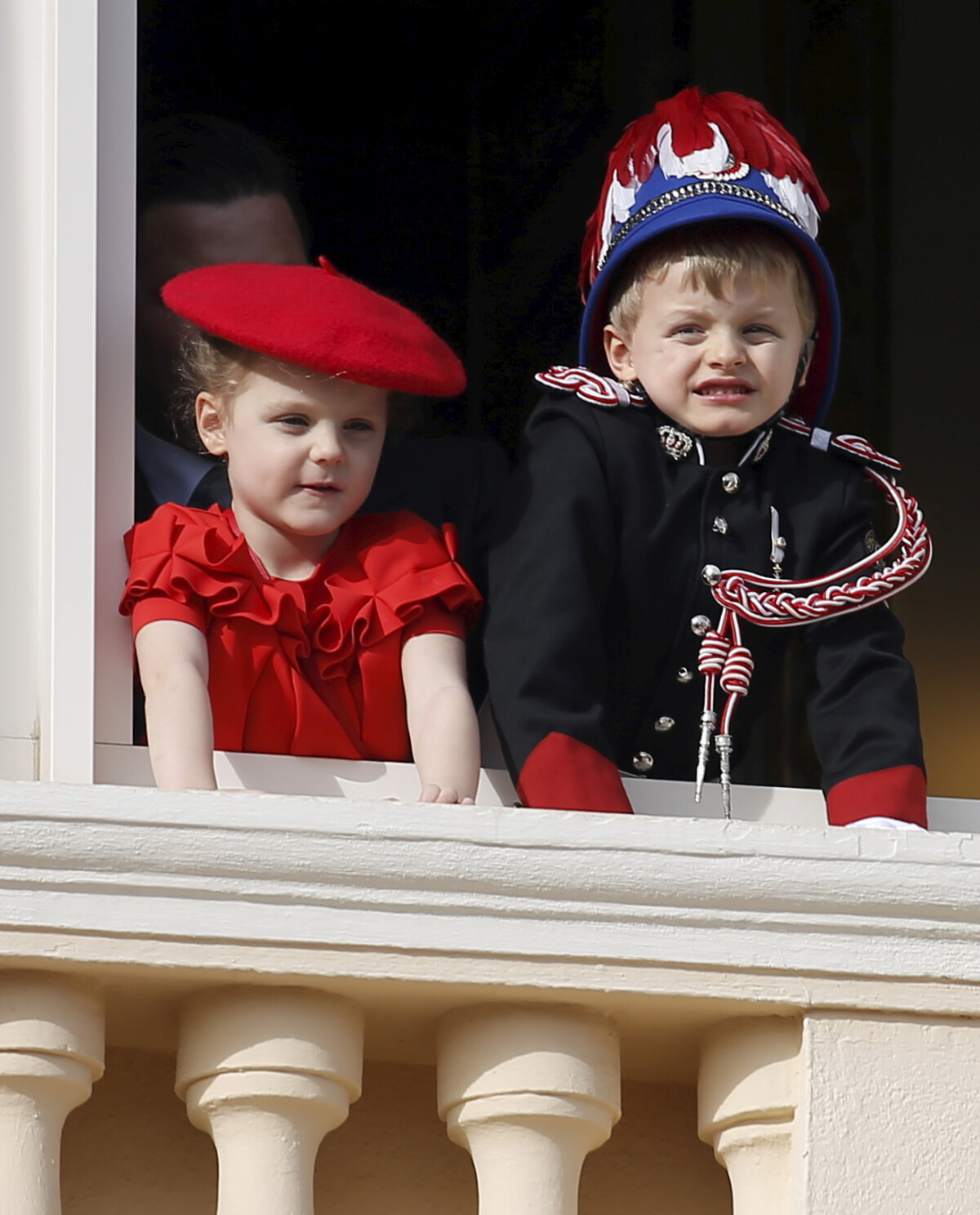 Photo Le prince héréditaire Jacques, la princesse Gabriella La famille princière de Monaco
