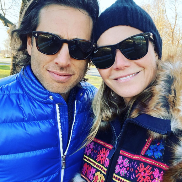 Gwyneth Paltrow et son mari Brad Falchuk. Novembre 2019.
