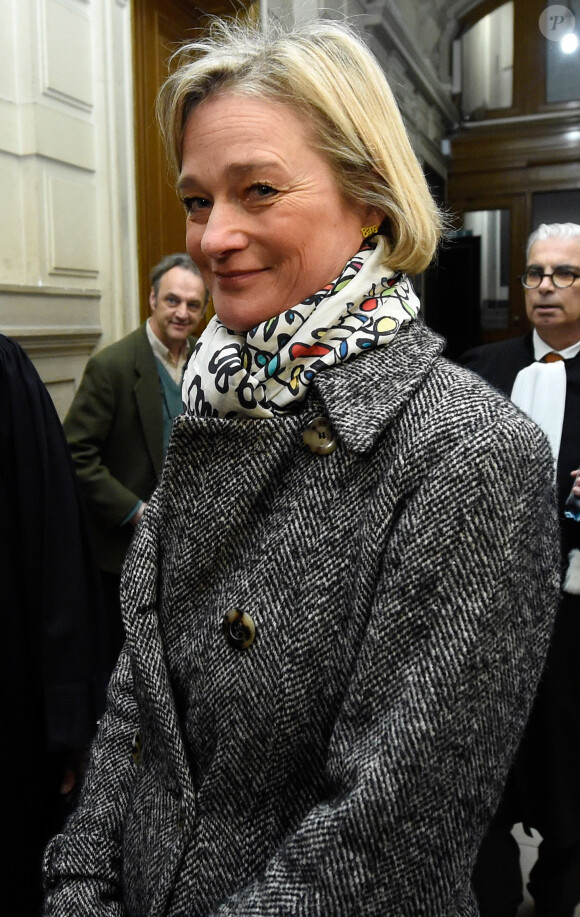 Delphine Boël, ici le 28 mars 2019 lors de l'examen de l'appel du roi Albert, est bien la fille biologique du roi Albert II des Belges, selon le rapport de l'analyse ADN rendu public le 27 janvier 2020.