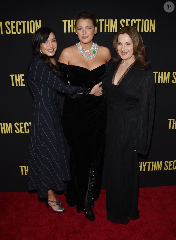 Reed Morano, Blake Lively, Barbara Broccoli - Projection du film "The Rhythm Section", de Reed Morano, au Brooklyn Academy of Music à New York. Le 27 janvier 2020.