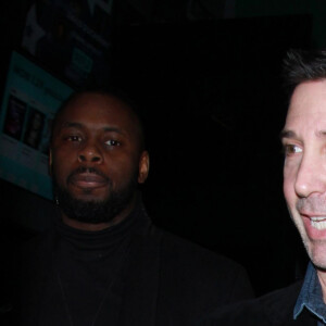 David Schwimmer à la sortie de l'émission 'Build Series' à New York, le 29 janvier 2018.