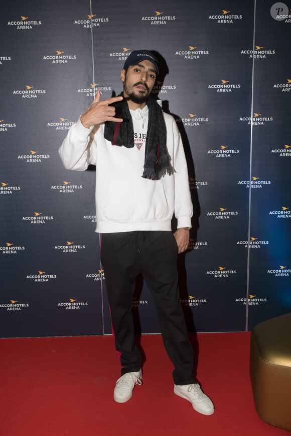 Exclusif - Sneazzy - Photocall avant le concert de Kendrick Lamar à l'AccorHotels Arena à Paris, le 26 février 2018.