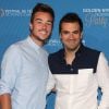Alex Goude et son mari Romain lors de la soirée des nominations aux Nymphes au Monte-Carlo Bay Hotel & Resort lors du 56ème Festival de télévision de Monte-Carlo, le 15 Juin 2016. © Denis Guignebourg/BestImage