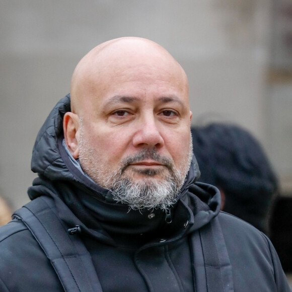 Frédéric Anton - Obsèques de Sébastien Demorand à la Coupole du crématorium du cimetière du Père-Lachaise à Paris, France, le 31 janvier 2020.