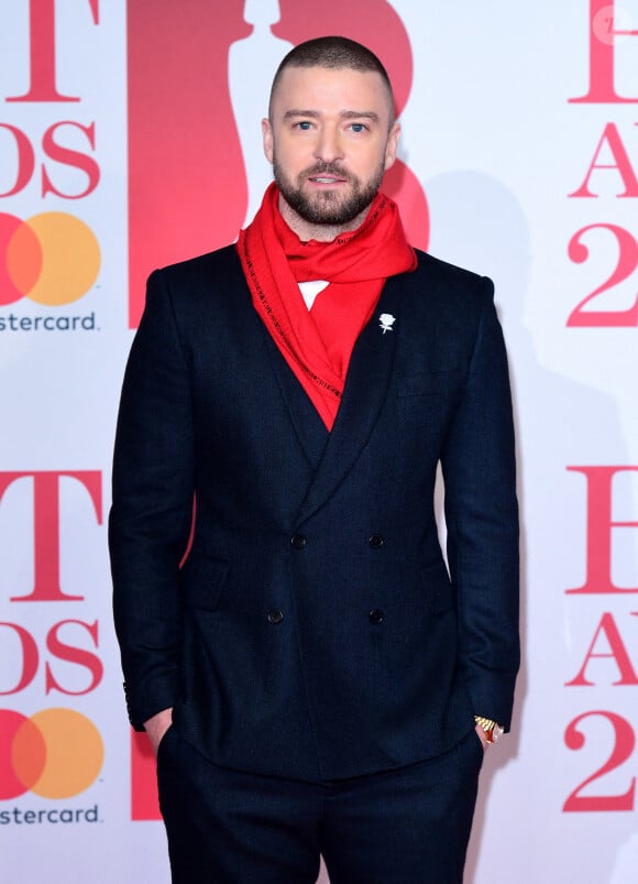 Justin Timberlake à Londres. Le 5 décembre 2019. @Ian West/PA Wire