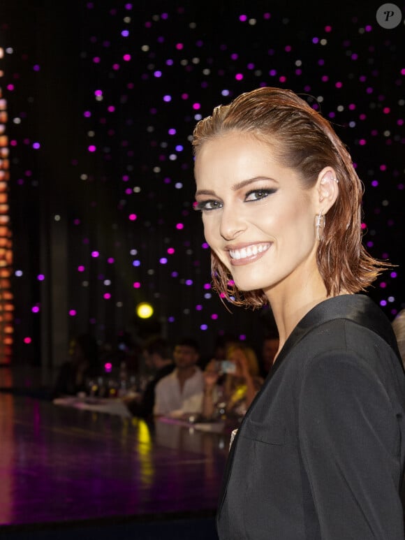 Exclusif - La membre du jury Maëva Coucke (Miss France 2018) lors de la soirée de la grande finale du concours Top Model International au Lido à Paris, France, le 19 janvir 2020. © Pierre Perrussau/Bestimage