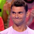 Romain est éliminé des "12 Coups de midi" sur TF1 face à Jean-Luc Reichmann. Le 12 septembre 2017.