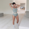 Kim Kardashian dans sa salle de bain. Octobre 2019.