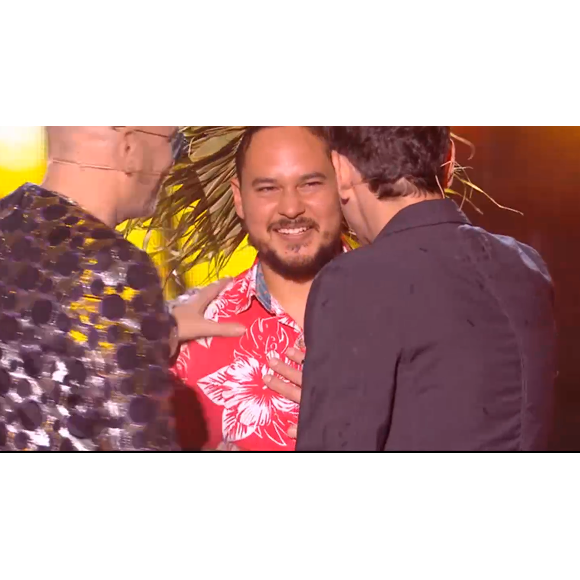 Raimana, Pascal Obispo et Marc Lavoine - Extrait de l'émission "The Voice" diffusée samedi 8 février 2020, TF1